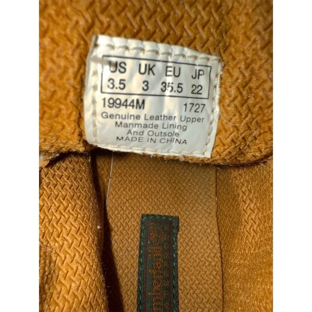 Timberland Kids‎ Chukka Boots Brown Waterproof Size 3.5 see pics for condition